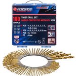 Набор сверл по металлу 100 предметов F-924U100(57270)