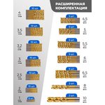 Набор сверл по металлу 100 предметов F-924U100(57270)