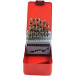Сверла кобальтовые по металлу и нержавеющей стали (набор 25 шт) 25103