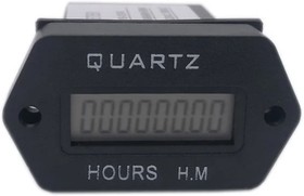 SYS-1D-R, Счетчик моточасов универсальный водонепроницаемый цифровой с ЖК-дисплеем , 6-36 В, встроенный