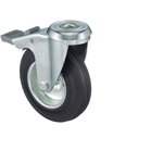 Колесо Tellure Rota 536201 поворотное с тормозом, диаметр 80мм ...