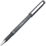 Ручка гелев. Deli Upal EG11-BK т.серый d=0.7мм черн. черн.