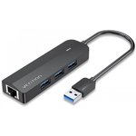 Vention USB 3.0 M / Gigabit Ethernet RJ45 F+OTG хаб 3xUSB (CHNBB) ...