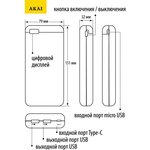 Внешний аккумулятор BE-20002, 20 000 mAh, черный BE-20002 черный