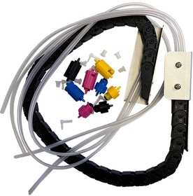 Шлейф с кабель-каналом для СНПЧ HP (711) L=36 дюйма+ комплект фитингов I-BLOCK