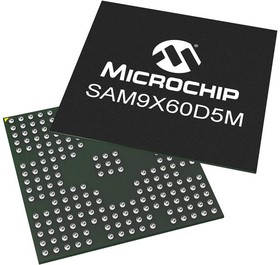 SAM9X60D5M-I/4FB, Microprocessors - MPU ARM926 MPU,BGA,IND TEMP,512MBit DDR2