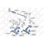 51-02247-SX, 51-02247-SX_наконечник рулевой правый!\ Audi A3 1.6-3.2/1.9TDi/2.0TDi 03