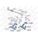 51-02247-SX, 51-02247-SX_наконечник рулевой правый!\ Audi A3 1.6-3.2/1.9TDi/2.0TDi 03