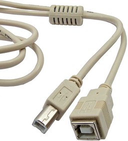 USB-B M USB-B F 1.8m F, Компьютерный шнур | купить в розницу и оптом