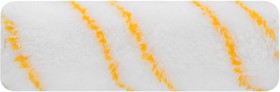 Фото 1/5 02624, Ролик сменный полиакриловый белый с желтой полосой "миди", диам. 30/54 мм; ворс 12 мм, 150 мм