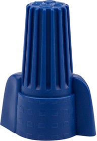 Фото 1/2 08-0782-10, Соединительный изолирующий зажим с лепестками СИЗ-17 ø 17,8 мм (5-32 мм²), синий (10 шт./уп.)