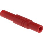 934097101, Red Male Banana Plug, 4 mm Connector, Screw Termination, 24A ...