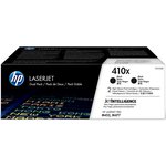 Картридж лазерный HP 410X CF410XD черный двойная упак. (13000стр.) для HP LJ Pro ...