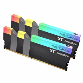 Оперативная память 64GB(2x32GB) Thermaltake DDR4 3200 TOUGHRAM RGB CL16 BLACK R009R432GX2-3200C16A /RGB Lighting/SW Control/MB Sync/10Lay10u