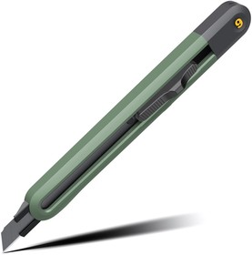 Фото 1/2 Нож Deli Технический нож "Home Series Green" Deli HT4009L ширина лезвия 9мм, эксклюзивный дизайн, корпус из высококачественного с