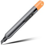 Нож Deli Технический нож "Home Series Gray" Deli HT4009C ширина лезвия 9мм ...