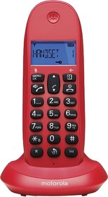 Фото 1/5 Р/Телефон Dect Motorola C1001LB+ красный АОН