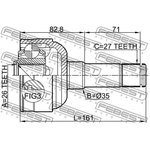 1811-A20DRH, Шрус внутренний передний правый 26x35x27