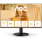 Монитор 27" AOC Q27B3CF2 Black (IPS, 2560x1440, HDMI+Type C, USB HUB, 4 ms, 178°/178°, 350 cd/m, 1300:1, 100Hz, MM)