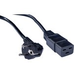 Cabeus PC-S22-IEC19-2.5-0.5M Кабель питания компьютера (Schuko+C19) (3x2.5), 0.5 м