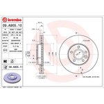09.A905.10, 09.A905.10_диск тормозной передний!\ Ford Focus/ C-Max ...