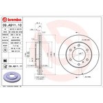 09.A911.11, Диск торм. пер.вент.[290x26] 6 отв.