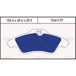 TCA1177, Колодки тормозные дисковые передние