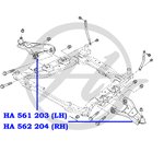 HA562204, Рычаг подвески