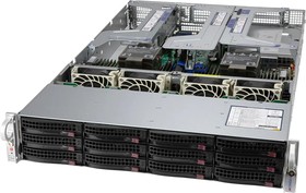 Фото 1/4 Платформа системного блока SuperMicro SYS-620U-TNR 2U, 2xLGA4189 (up to 270W), iC621A (X12DPU), 32xDDR4, up to 12x3.5 SAS/SATA, 12x3.5 NVME