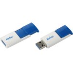 Флеш Диск Netac U182 Blue 512Gb  NT03U182N-512G-30BL , USB3.0, сдвижной корпус ...