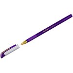 Шариковая ручка xGold фиолетовая, 0.7 мм, игольчатый стержень, грип CBp_07504
