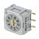 ND3FR10P, Coded Rotary Switches SMD DECIMAL ROTARY
