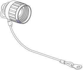 BER10PLY, Standard Circular Connector Pressure Sealing Cap RCPT SZ 10 w/o cord