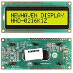NHD-0216K1Z-FL-YBW, LCD Character Display Modules & Accessories STN- Y/G Transfl ...