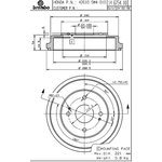 14.6754.10, Барабан тормозной задн. HONDA ACCORD IV (CB) 11/89-12/93