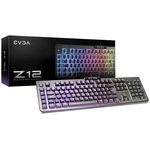 Клавиатура EVGA 834-W0-12RU-KR, Keyboard Z12,RGB Color,Membrane,RU (442499)
