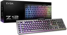 Фото 1/6 Клавиатура EVGA 834-W0-12RU-KR, Keyboard Z12,RGB Color,Membrane,RU (442499)