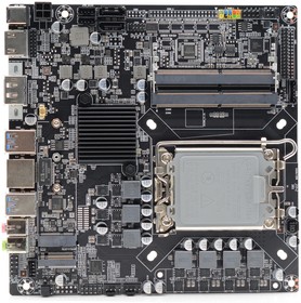 Фото 1/6 Материнская плата Afox AFOX Motherboard Intel® H610 INTEL® Socket 1700, 1000M lan, Mini-ITX (17 x17cm) (AFH610-MI) (785549)