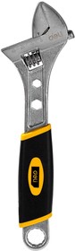 Фото 1/5 Ключи Deli Разводной ключ Deli DL30110 250мм, обрезиненная ручка, диапазон захвата 0-33мм