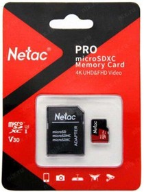 Носитель информации Netac P500 Extreme PRO 512GB MicroSDXC V30/A1