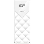 SP128GBUF3B03V1W, Флеш накопитель 128Gb Silicon Power Blaze B03, USB 3.2, Белый