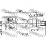 2111-CB316RH, ШРУС внутренний