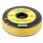 8120865, Slide-On Pre-Printed 'I' Cable Marker Reel of 1000 pieces
