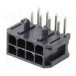 10127720-081GLF, Power to the Board Minitek Power3.0 DR RATH HDR 8Pos Tin