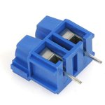 DG365-7.5-02P-12-00A(H), (синий), Винтовой клеммный блок с защитой провода ...