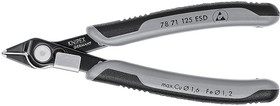 Electronic Super Knips Бокорезы прецизионные ESD, зажим для проволоки, чернёные, 125 мм, 2-комп анти,