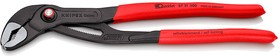 KN-8721300, COBRA QuickSet клещи переставные, зев 70 мм, длина 300 мм, фосфатированные, обливные ручки