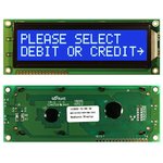 NHD-0216SZ-NSW-BBW-33V3, LCD Character Display Modules & Accessories STN-Blue ...