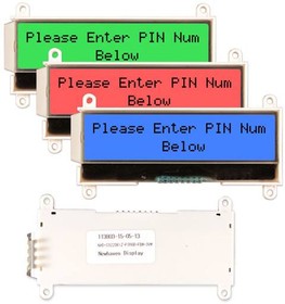 NHD-C0220BiZ-FS (RGB)-FBW-3VM, LCD Character Display Modules & Accessories 2 x 20 FSTN (+) Transf RGB LED