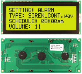 NHD-0420E2Z-FL-YBW, LCD Character Display Modules & Accessories STN- Y/G Transfl 146.0 x 62.5